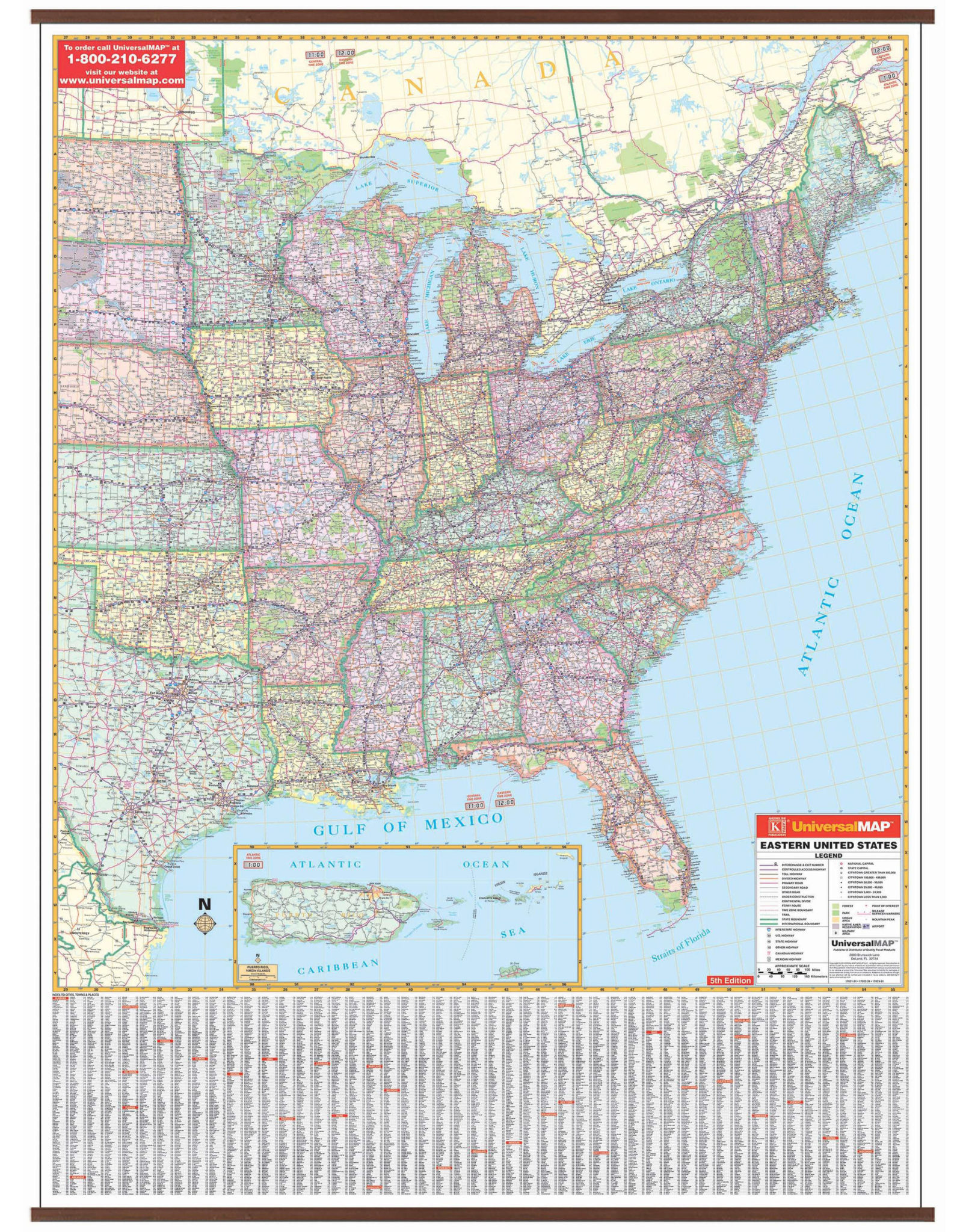 Regional Wall Maps – Best Wall Maps – Big Maps of the USA, Big World ...