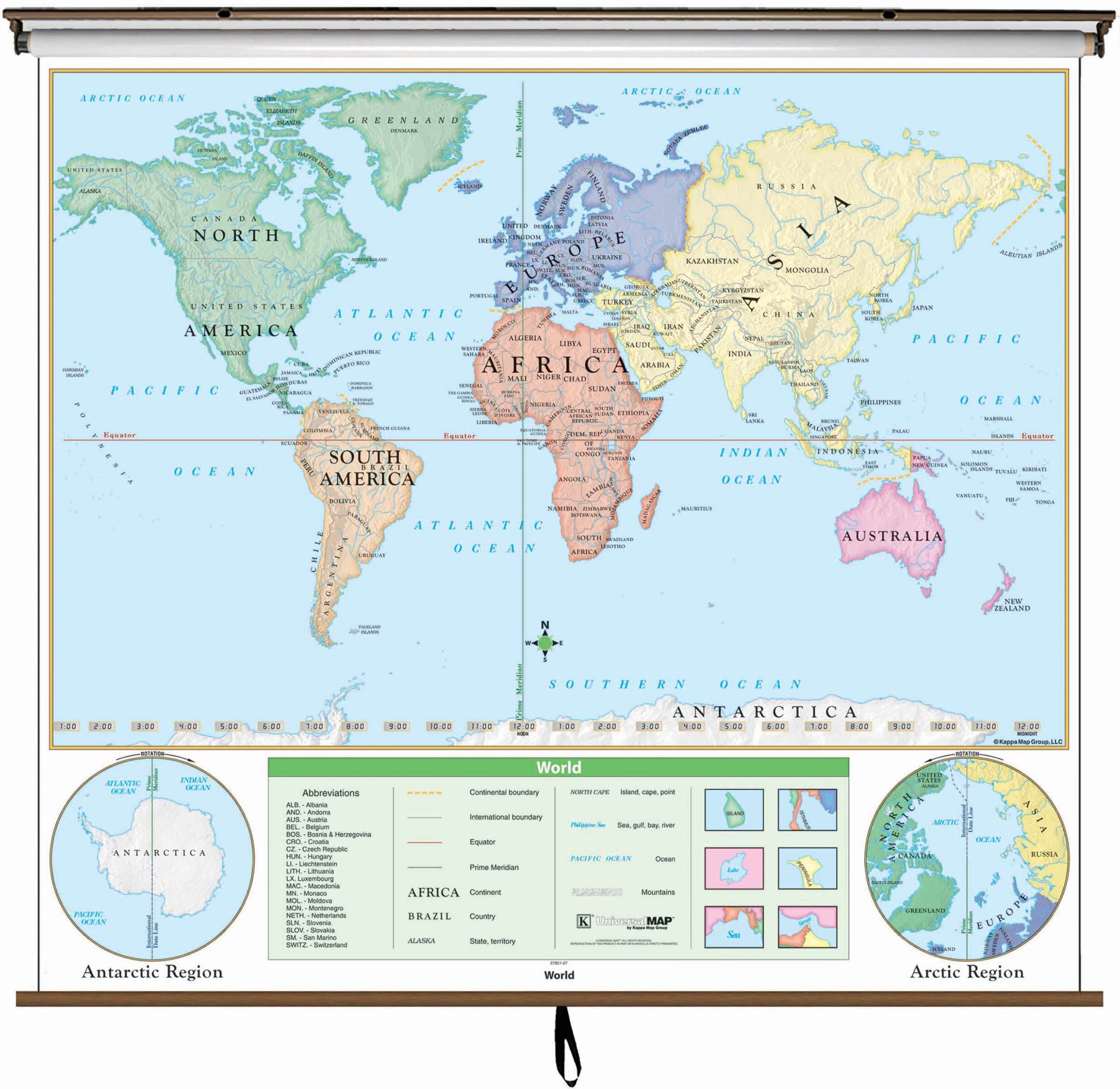 Classroom Wall Maps Best Wall Maps Big Maps of the USA, Big World