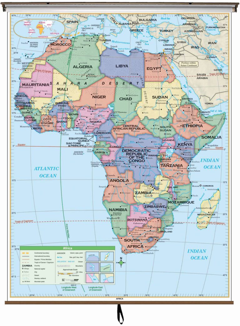 Classroom Wall Maps – Best Wall Maps – Big Maps of the USA, Big World ...