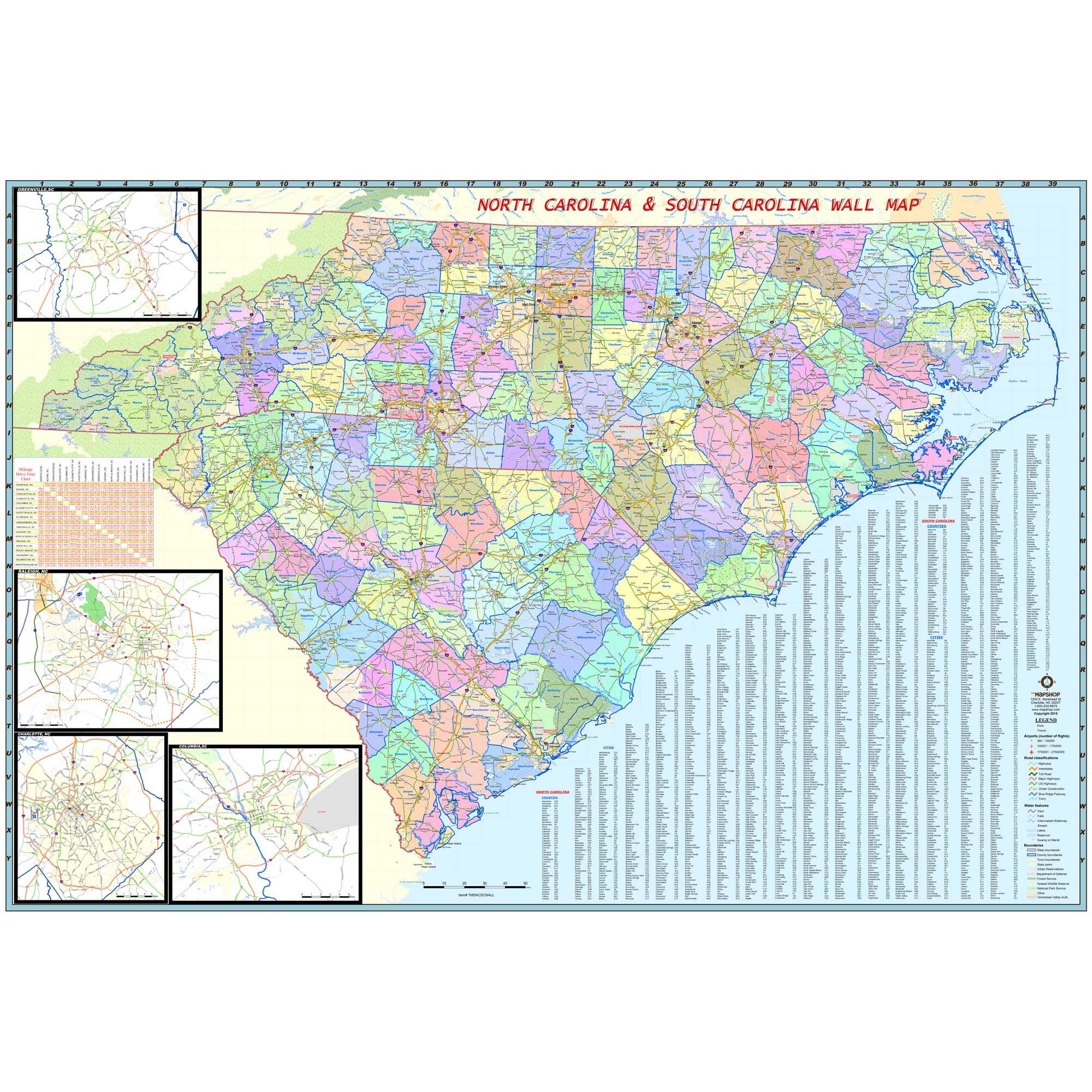 State Wall Maps – Best Wall Maps – Big Maps of the USA, Big World Maps ...