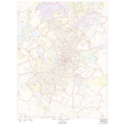 Zip Code Wall Maps – Best Wall Maps – Big Maps of the USA, Big World ...